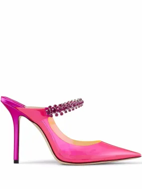 Bing 100mm mules Printed Leather Mules Shoes