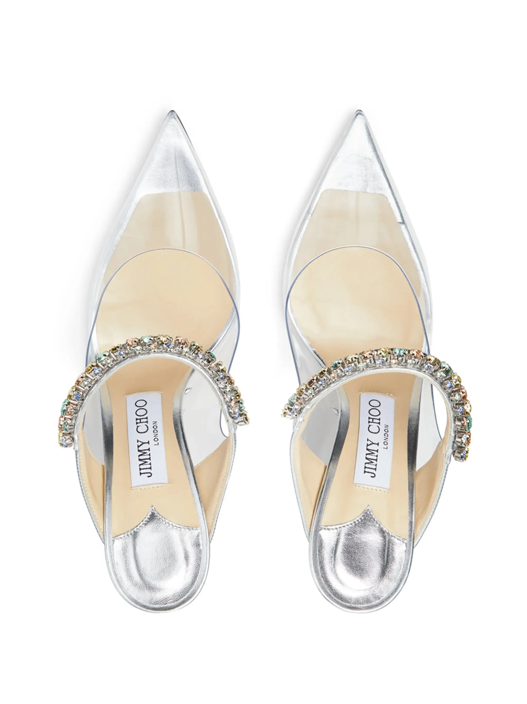 Bing 100mm pointed toe mules Clogs Vs Mules