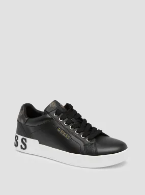 Black Corlan Logo Sneakers High Cut Sneakers
