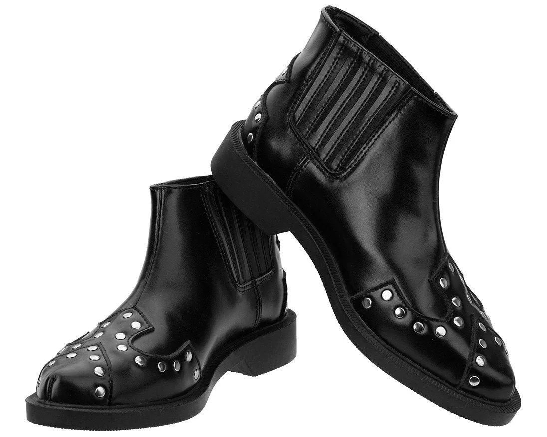 Black Studded Jam Boot Womens Clearance Cowboy Boots