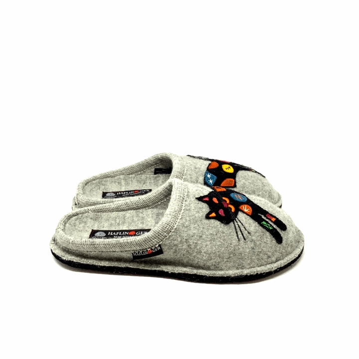 Haflinger Sassy Slipper Silver Grey (Women's) Scott Slippers
