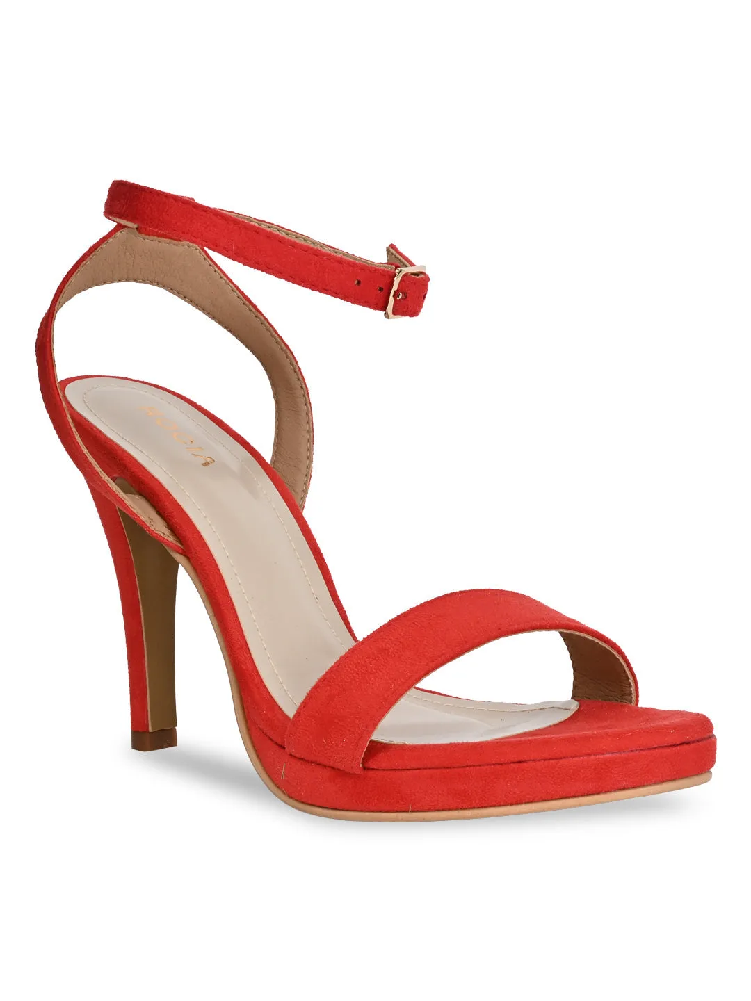 Rocia By Regal Red Women High Heel Stilettos Good High Heels For Wide Feet