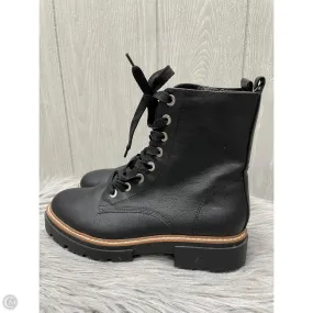 Ribbed Combat Boots Boots Combat By Clothes Mentor In Black & Brown, Size: 10