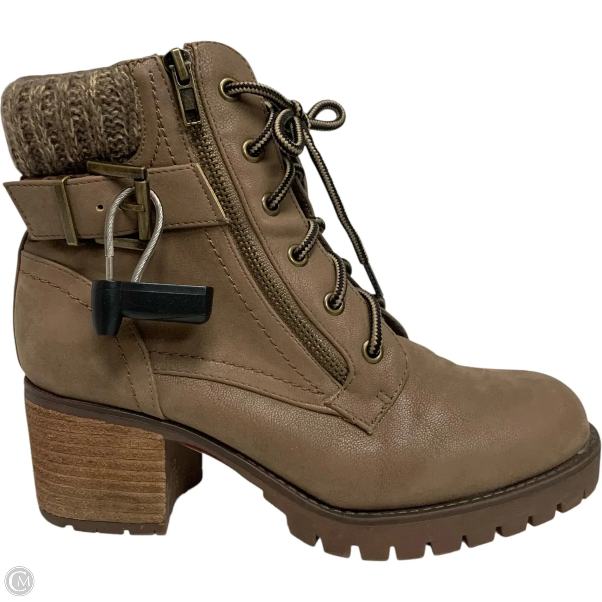 Boots Combat By Mia In Brown, Size: 7 Cliffs Marlee Combat Boots
