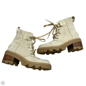 Boots Combat By Sorel In Cream, Size: 6 Metalhead Combat Boots