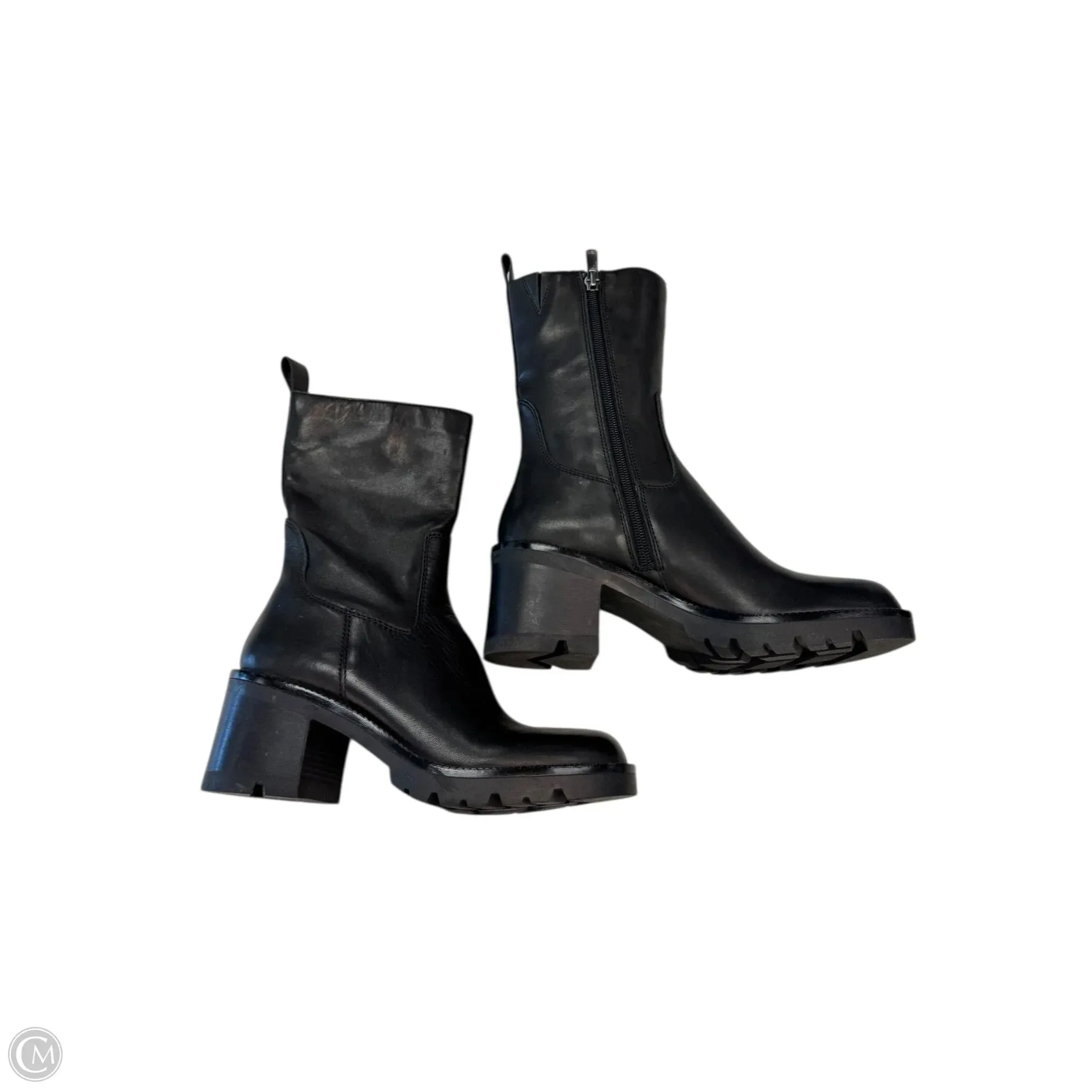 Outfit With Combat Boots Winter Boots Combat By Steve Madden In Black, Size: 11