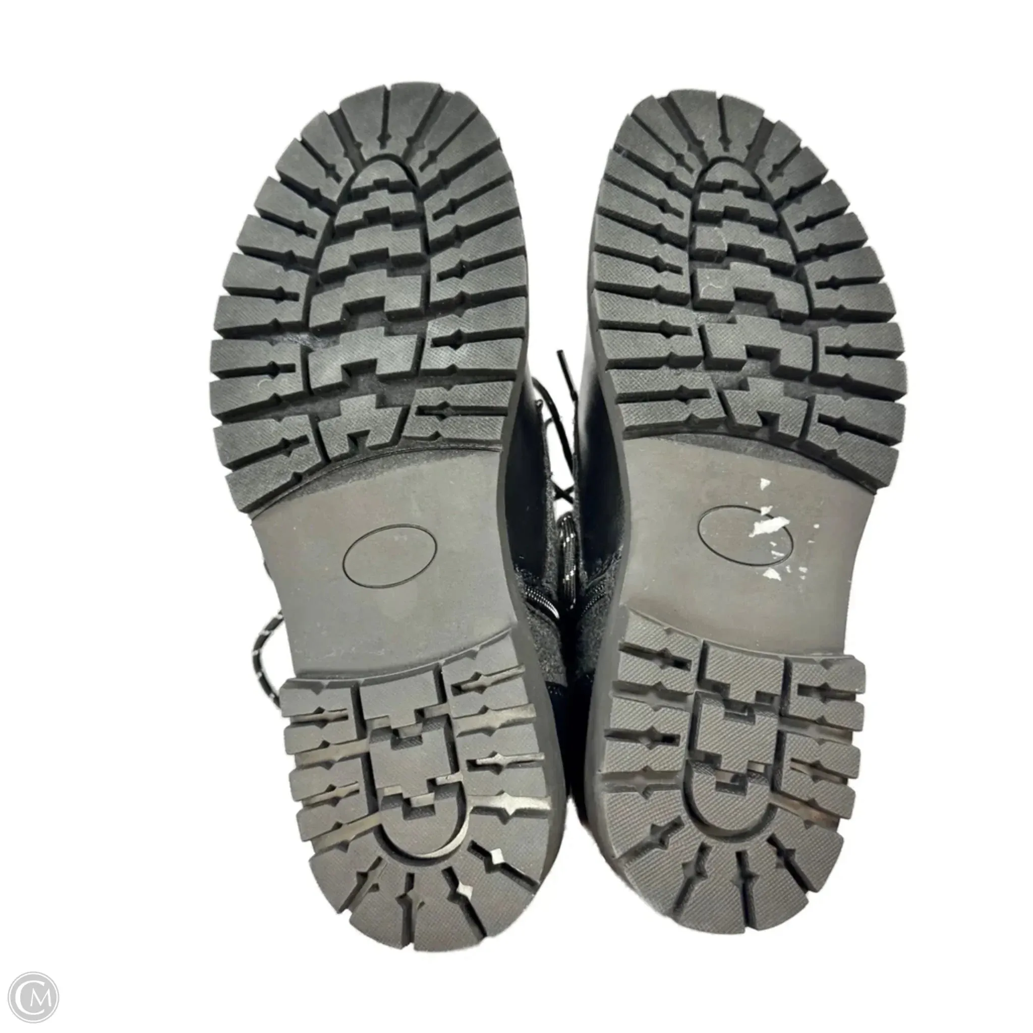 Combat Boots With Buckle Boots Combat By Steve Madden In Black, Size: 9.5