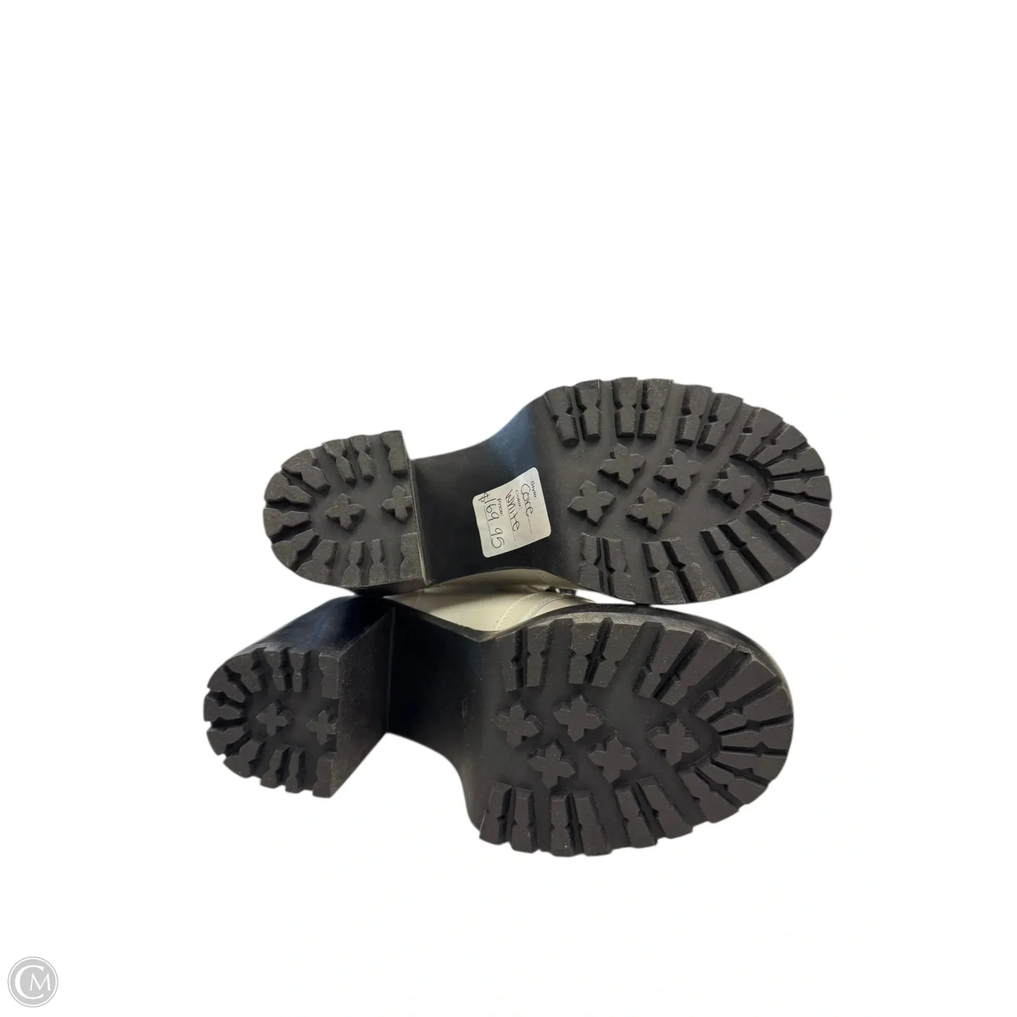 Combat Boots Outfit Winter Boots Combat By Steve Madden In Cream, Size: 7.5