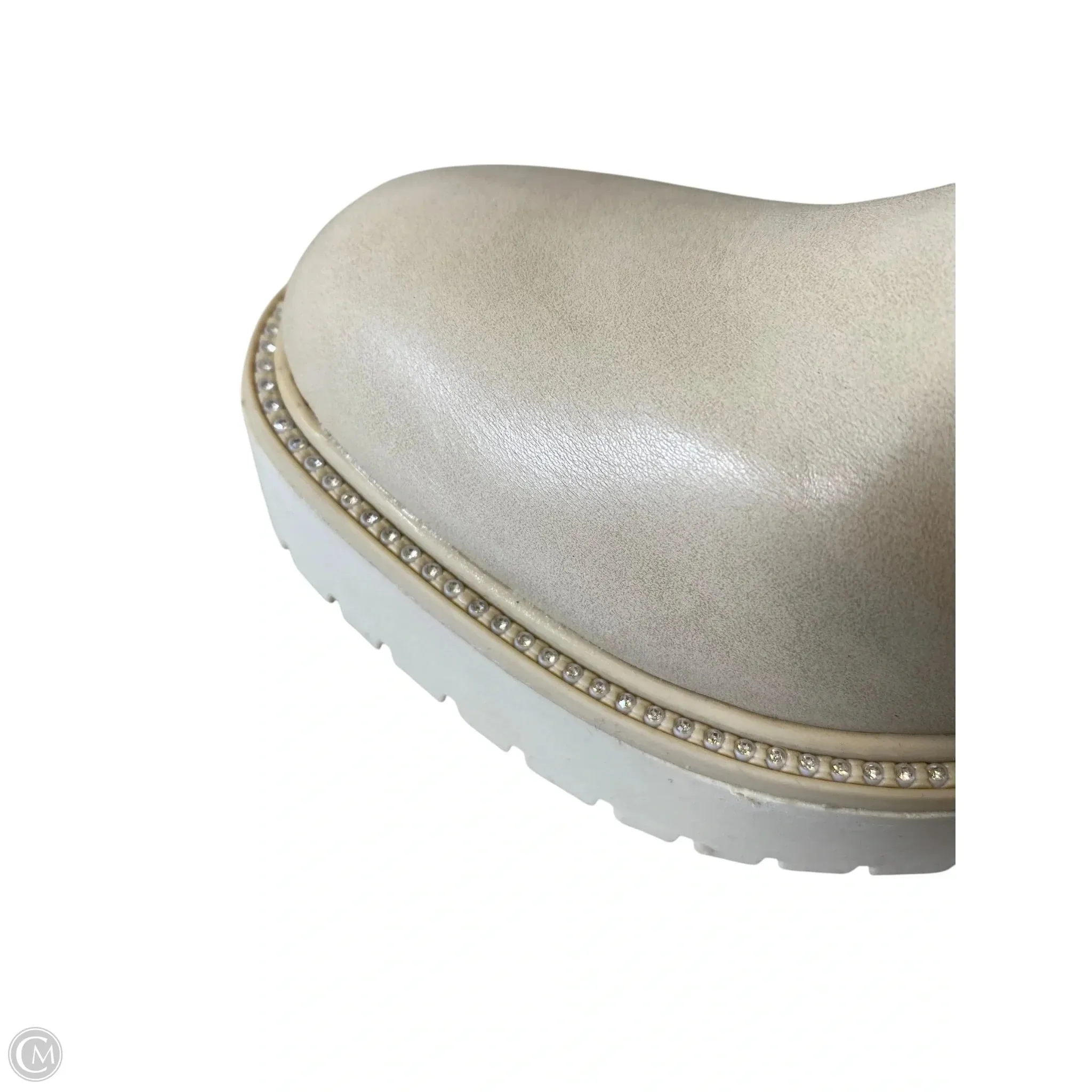 Boots Combat By Time And Tru In Cream, Size: 8 Combat Boots Pinterest