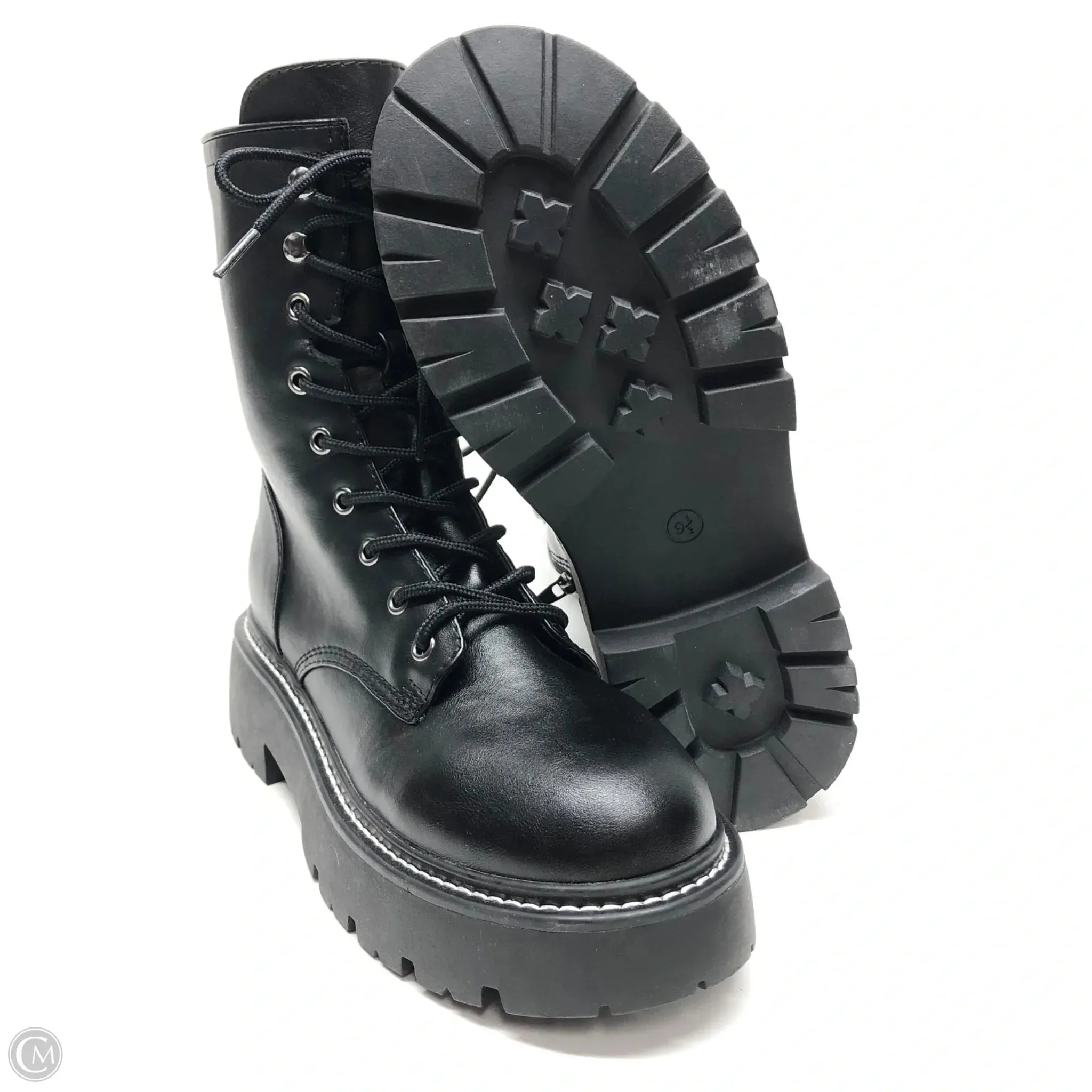 Tanicus 8 Combat Boots Boots Combat By Wild Fable In Black, Size: 9.5