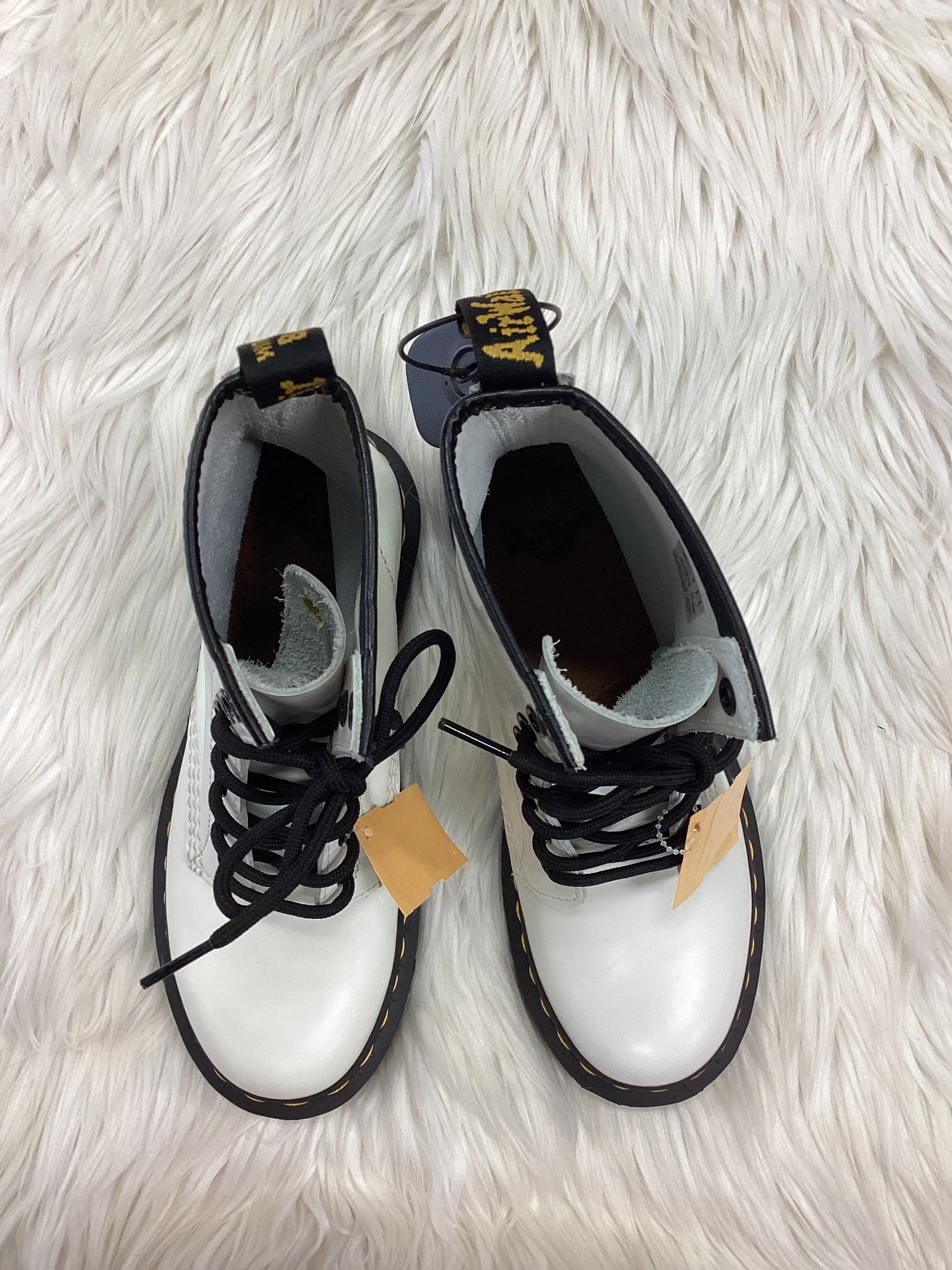 Ahnu Hiking Boots Boots Hiking By Dr Martens In White, Size:6