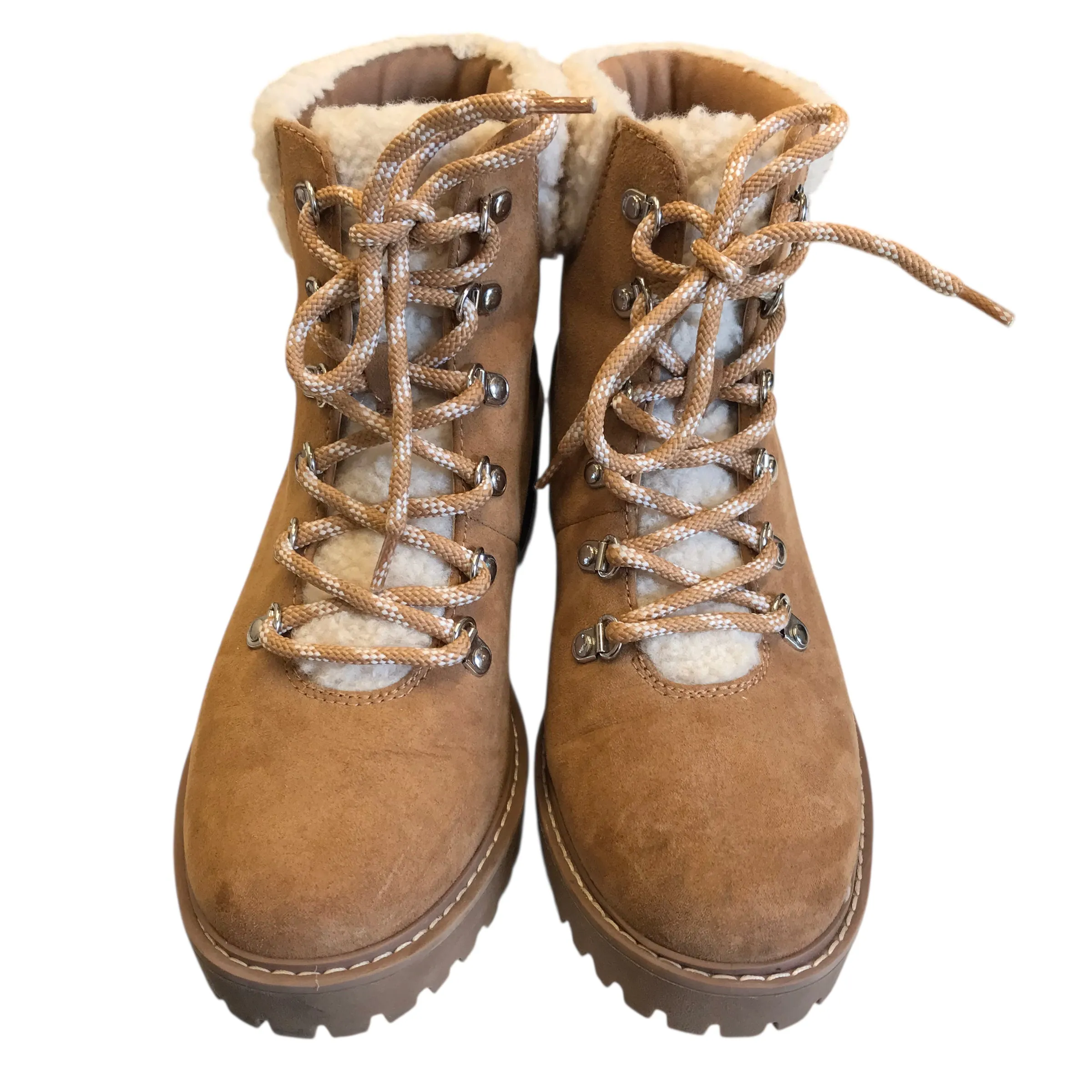 Mid Hiking Boot Reviews Boots Hiking By Universal Thread In Brown, Size:7.5