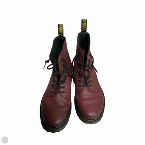 Odalis Lace Up Combat Boots Boots Combat By Dr Martens In Maroon, Size: 10