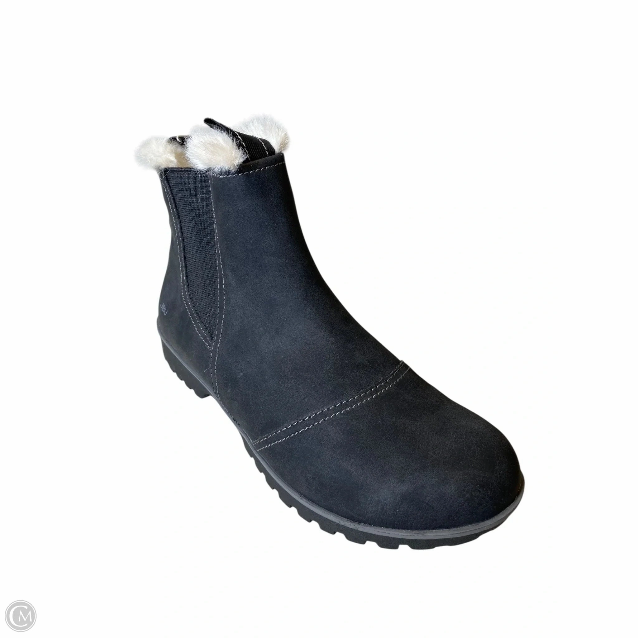 Norrie Leather Combat Boots Boots Combat By Jbu By Jambu In Grey, Size: 9.5