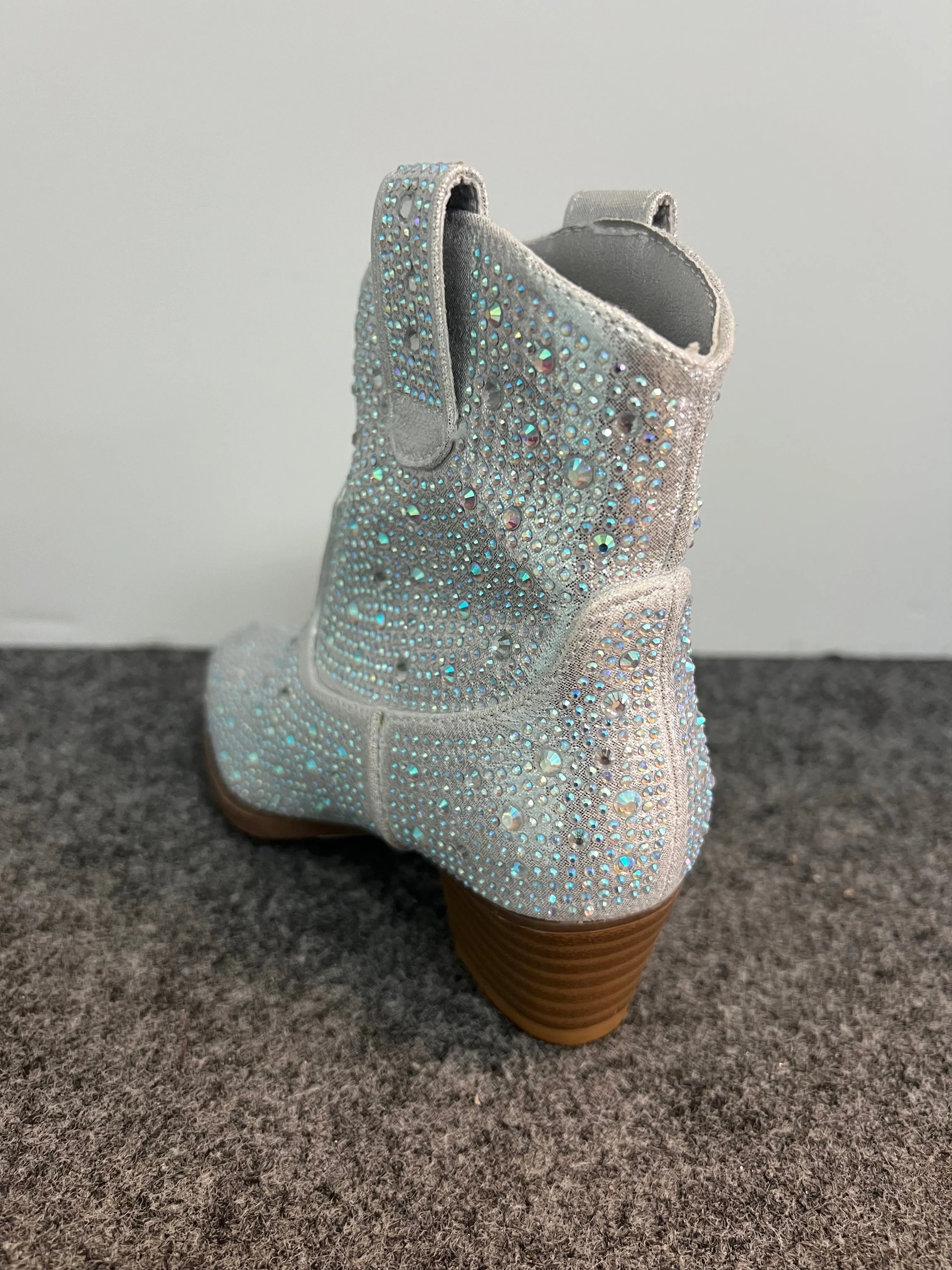 Ladies Ankle Waterproof Boots RIVER-01K KIDS Silver