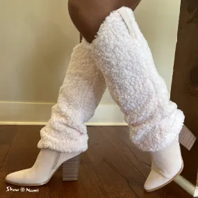 BOUNTY Beige Otk Boots Flat