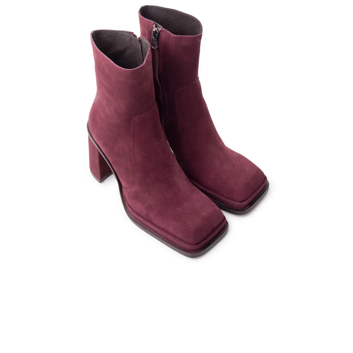 Bowen Raisin Suede Mootsies Ankle Boots