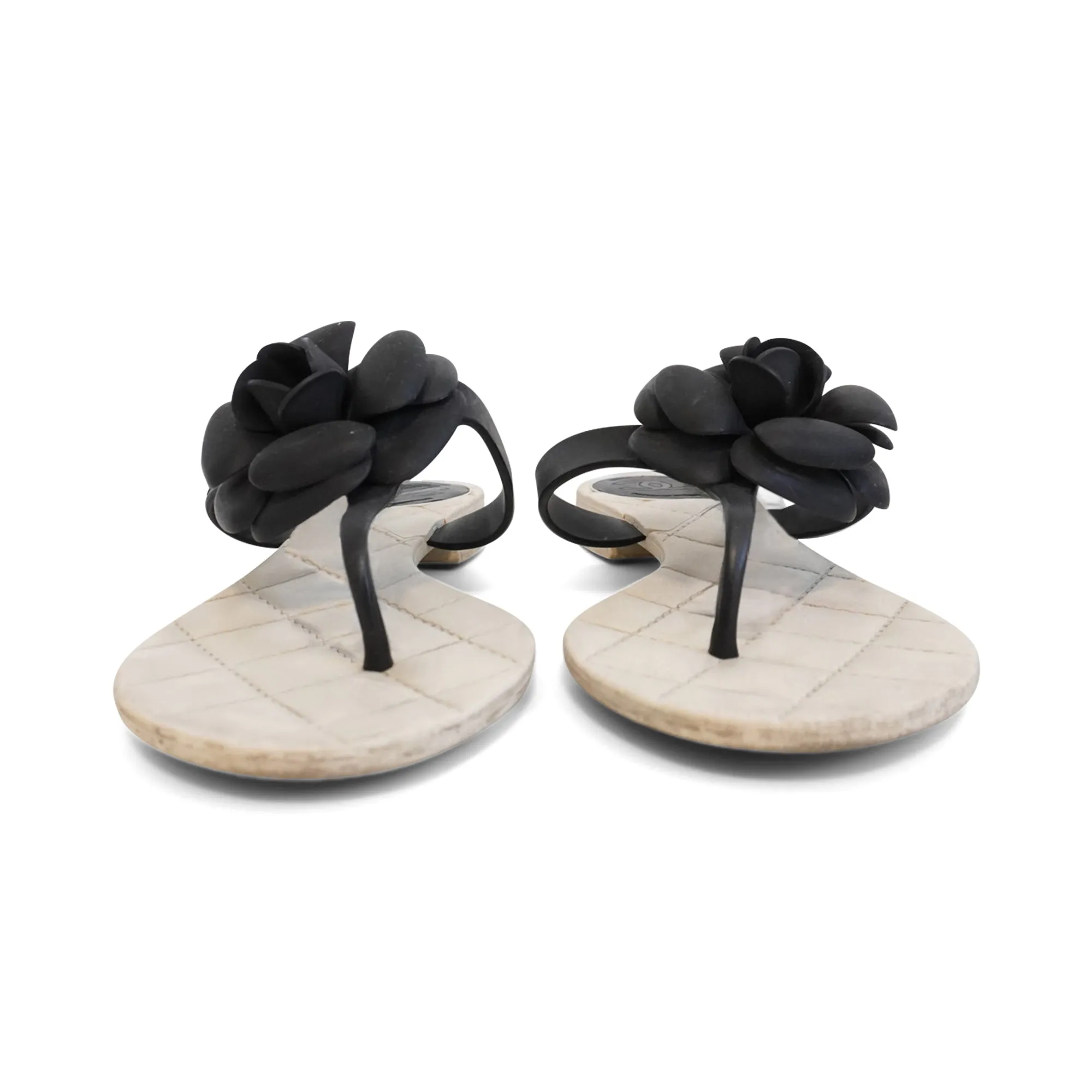 Gary Anderson Of Flip Or Flop Chanel 'Camellia' Flip Flops - Women's 38