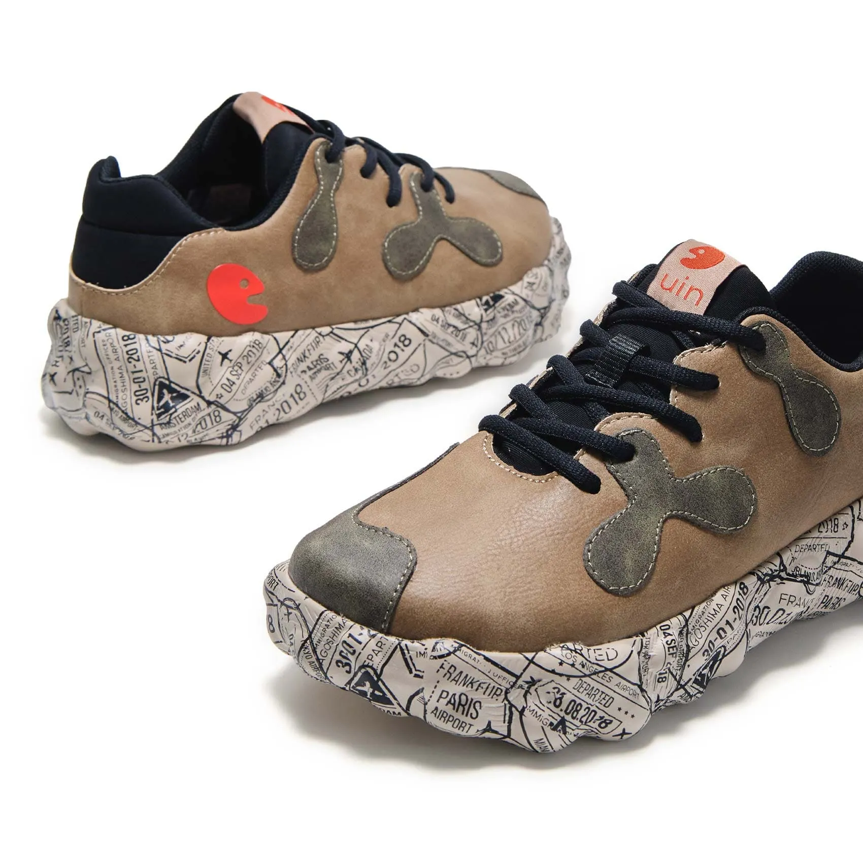 Brown Grey Figueras I Women Court Control Ff 3 Badminton Shoes