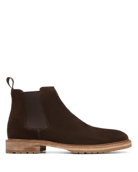 Ortholite Chelsea Boots Brock Cafe Suede