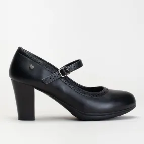 Brogue Block Heel My Baby Mary Jane Shoes