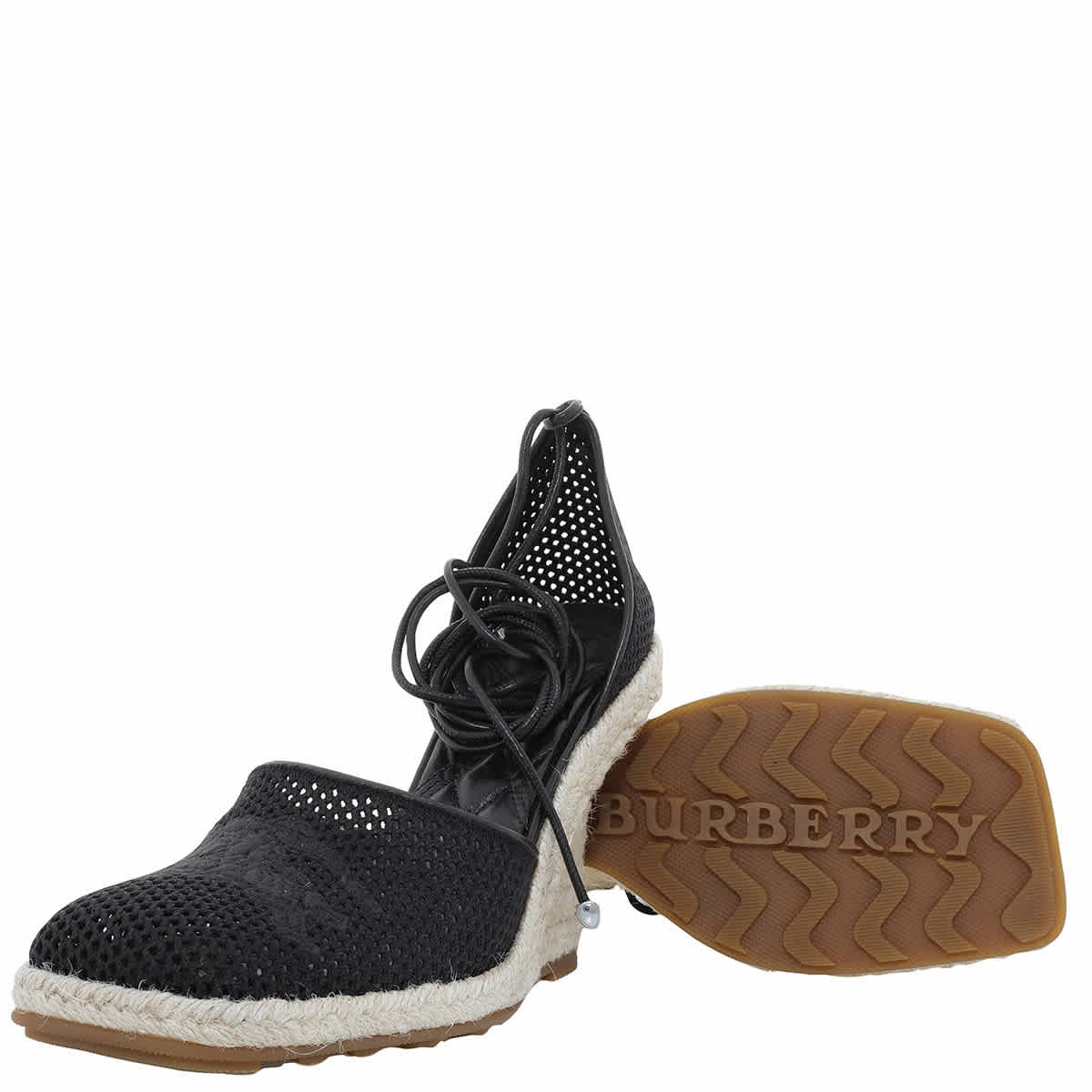 Burberry Mesh Plunge Espadrilles Best Quality Espadrilles