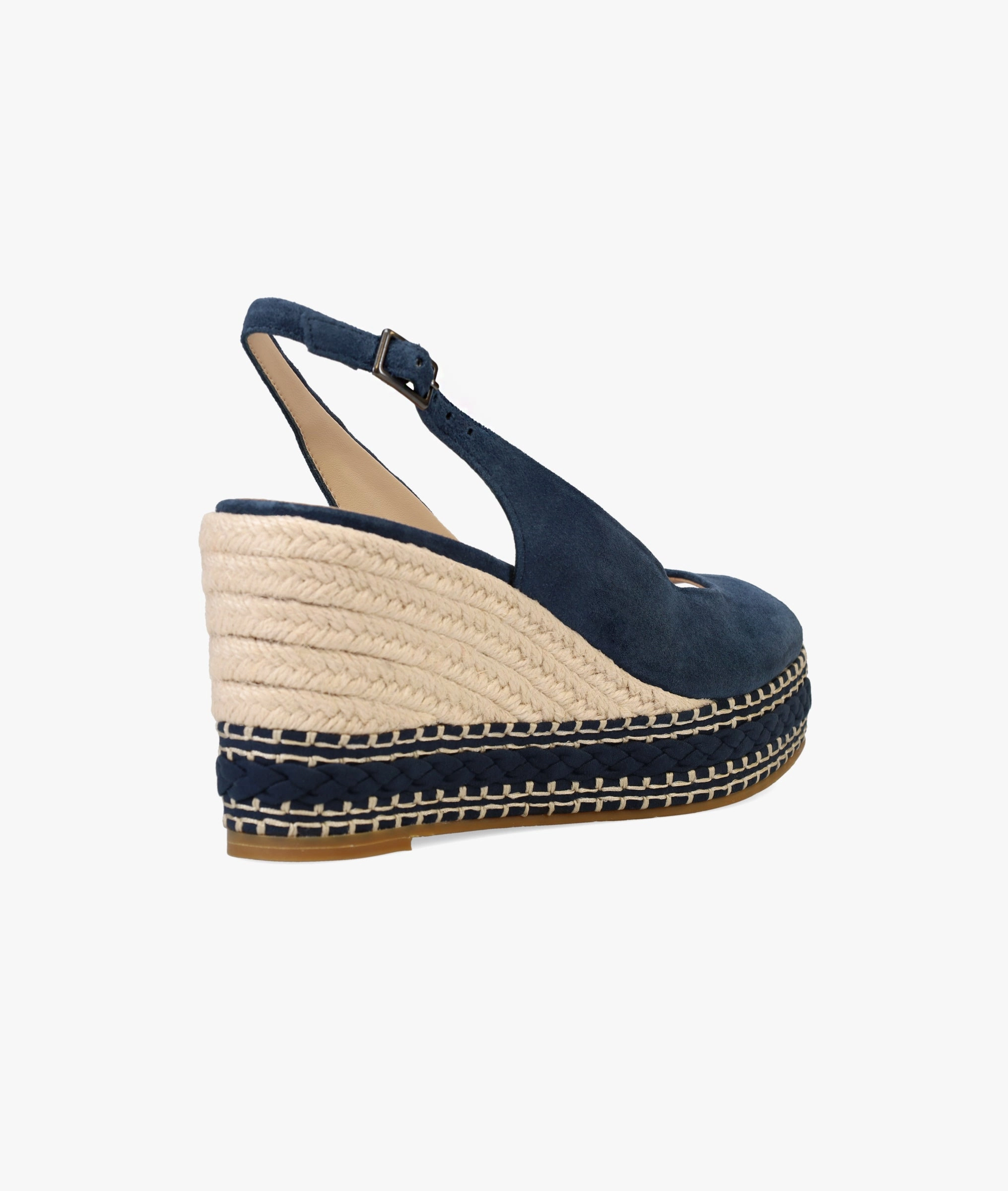 Espadrille Shoes With Ties Elany Wedge - Midnight