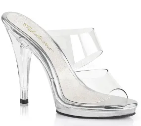 Horse Heel Shoes 4.5" Brook Mini Platform Mule (FLAIR-402)