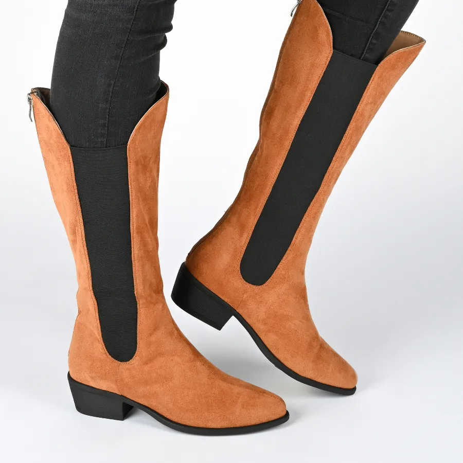 Do Chelsea Boots Look Good On Men CELESST CHELSEA BOOTS IN FAUX SUEDE