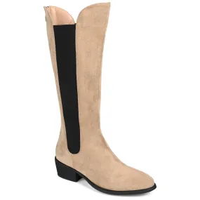 CELESST CHELSEA BOOTS IN FAUX SUEDE Wide Toe Box Chelsea Boots