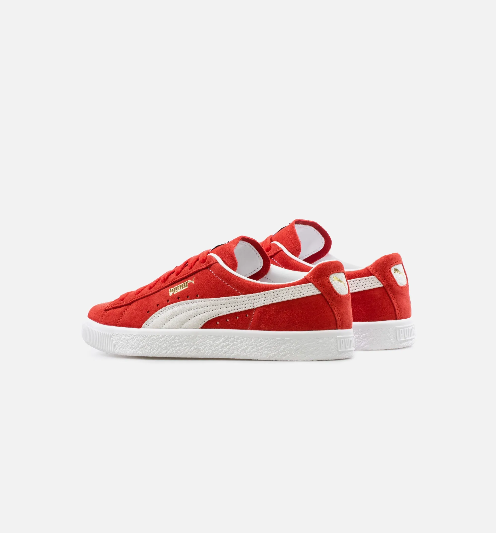 Suede VTG Mens Lifestyle Shoe - Red/White Basketball Shoes Lunarlon