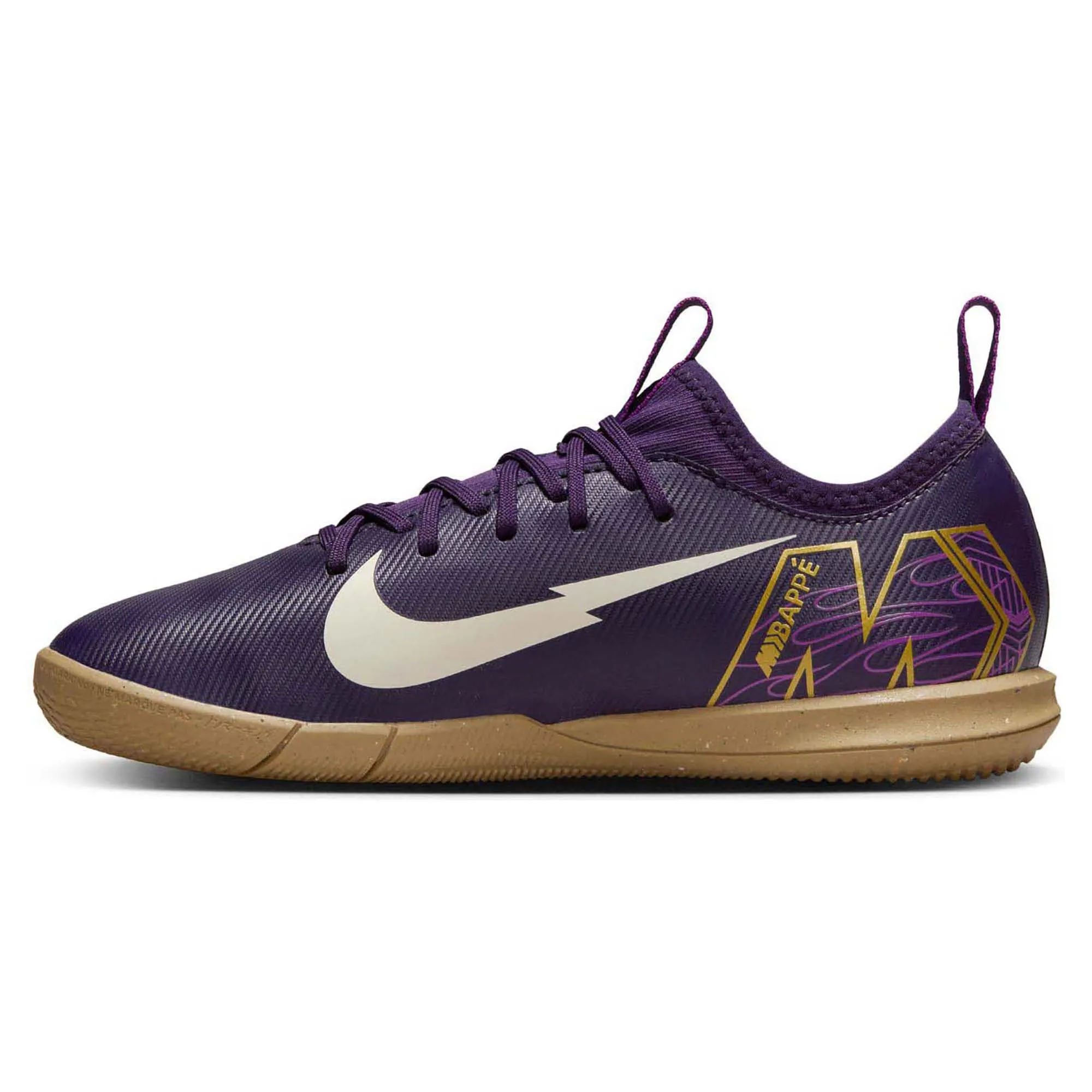 Jr Zoom Vapor 16 Academy Kylian Mbappe Indoor Court Junior's Football Boots Laces For Soccer Cleats