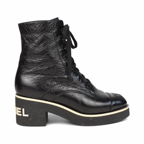 Chanel Combat Boots - Women's 37 Outfits Combat Boots