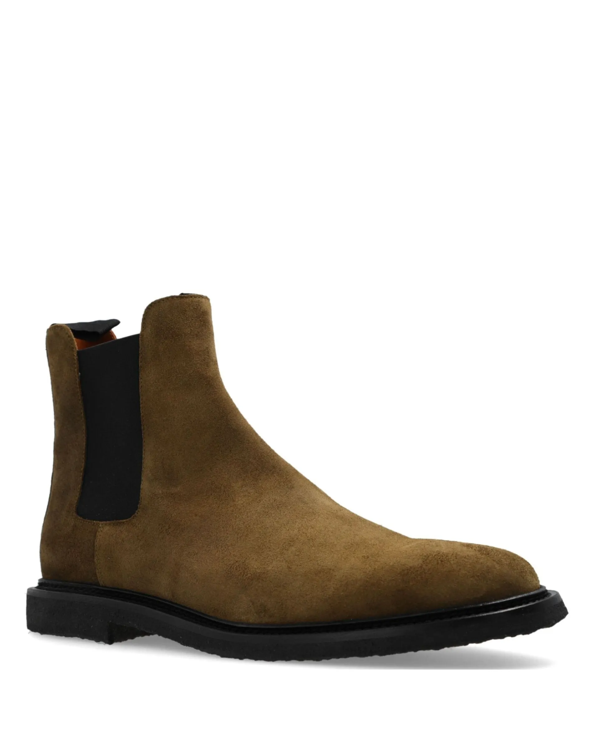 Overcast Chelsea Boots Chelsea Classic In Waxed Suede Olive