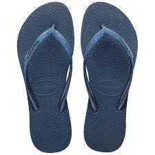 HAVAIANAS SLIM SPARKLE II - INDIGO BLUE Ariel Flip Flops