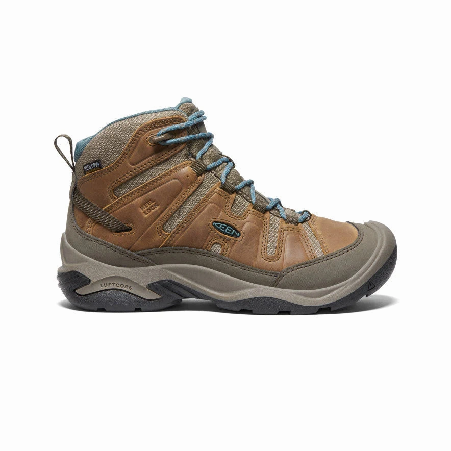 Hiking Boot With Composite Toe Circadia Mid Waterproof Toasted Coconut/North Atlantic