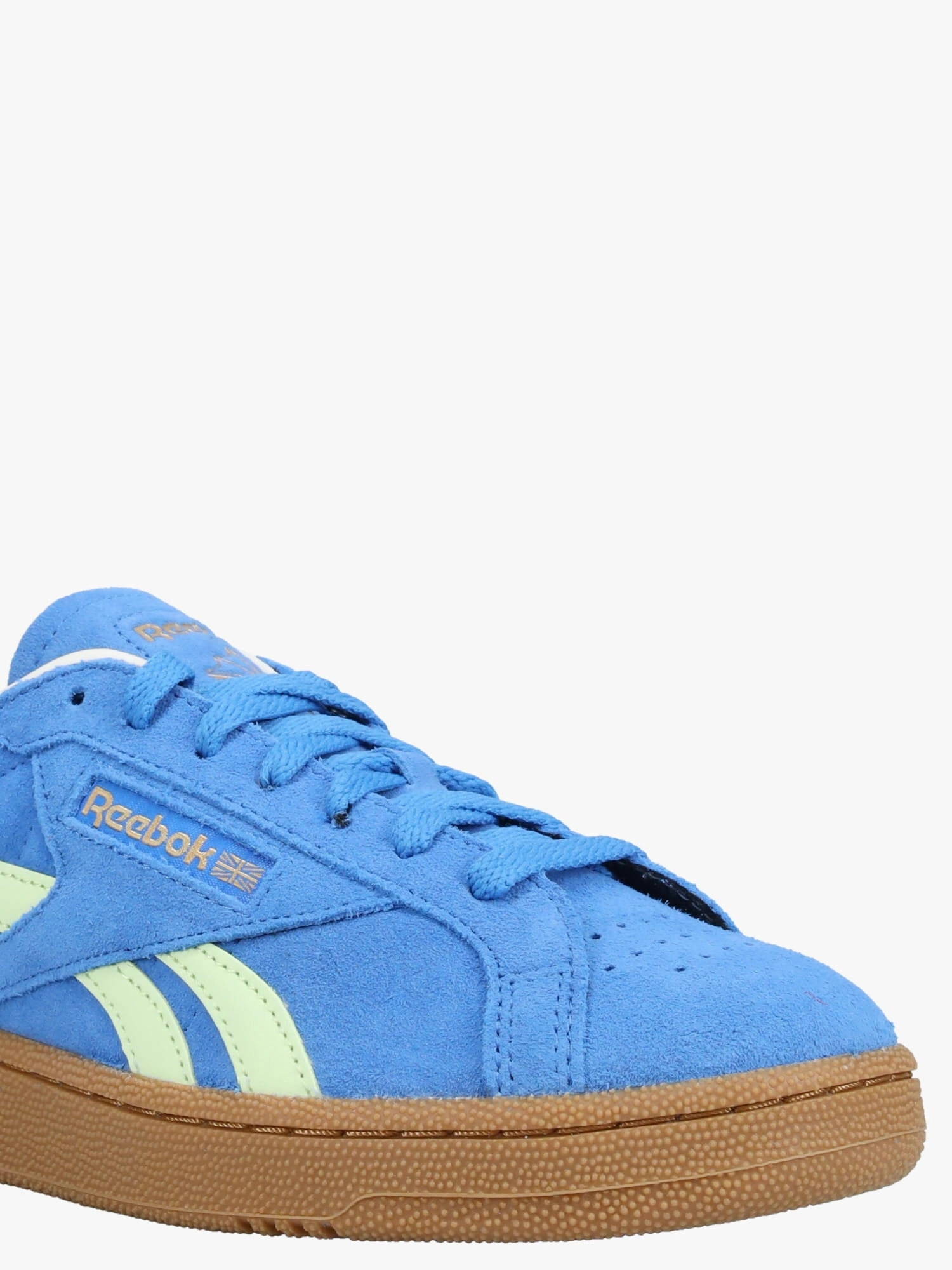 Club C Grounds Uk Kineticblue Astrolime Flat White Shoes