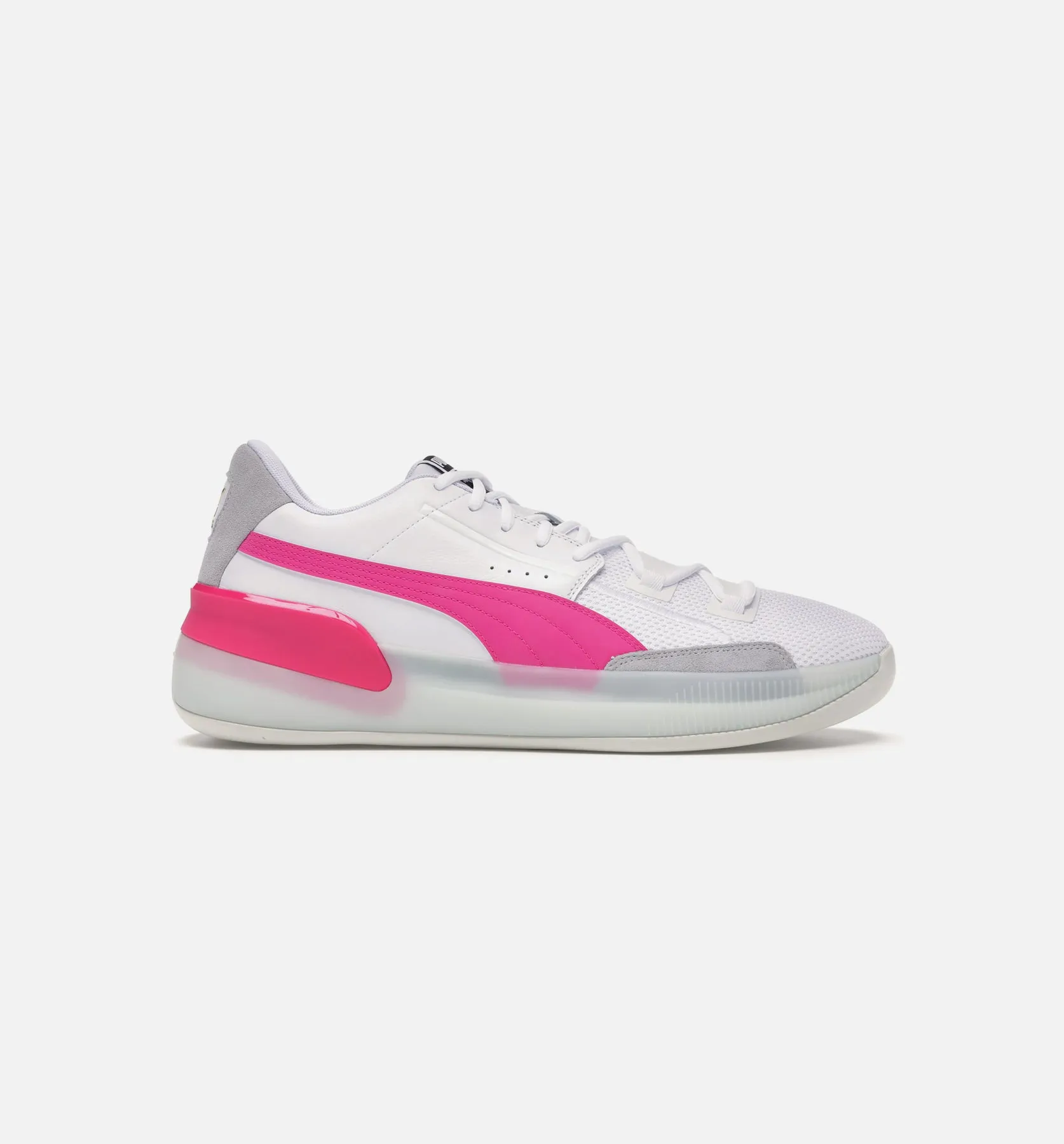 Basketball Shoes Size 11 Clyde Hardwood Mens Basketball Shoe - White/Pink