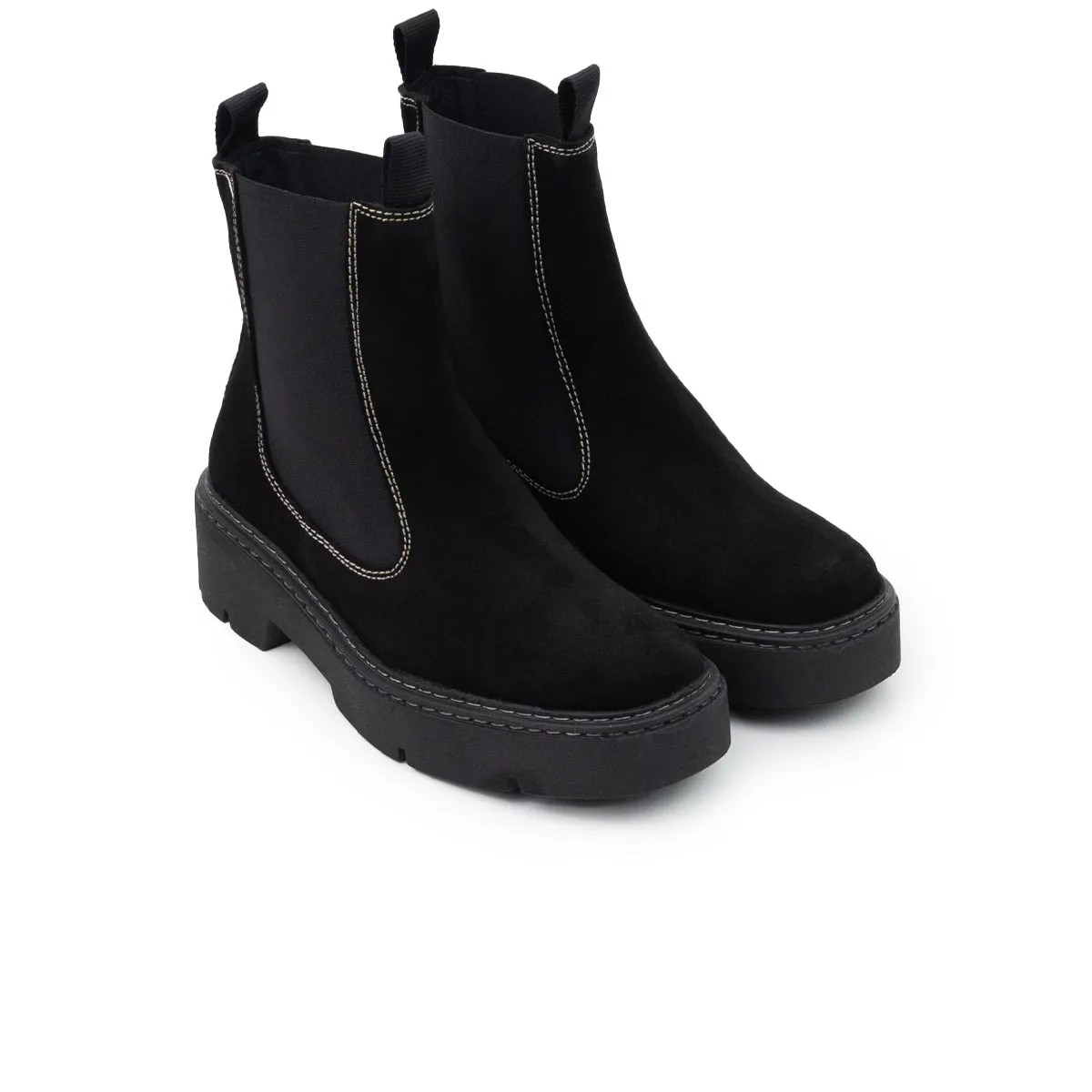 Chelsea Boots Outfit Work Columbus Black Suede