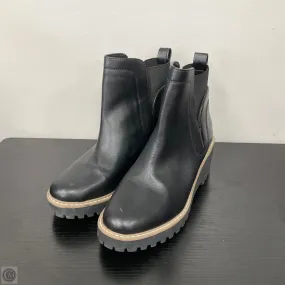 Combat Boot Wedge Heels Boots Combat By Clothes Mentor In Black, Size: 8