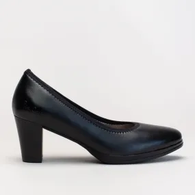 Flat Shoes With A Strap Across The Ankle Comfort Platform Stack Heel