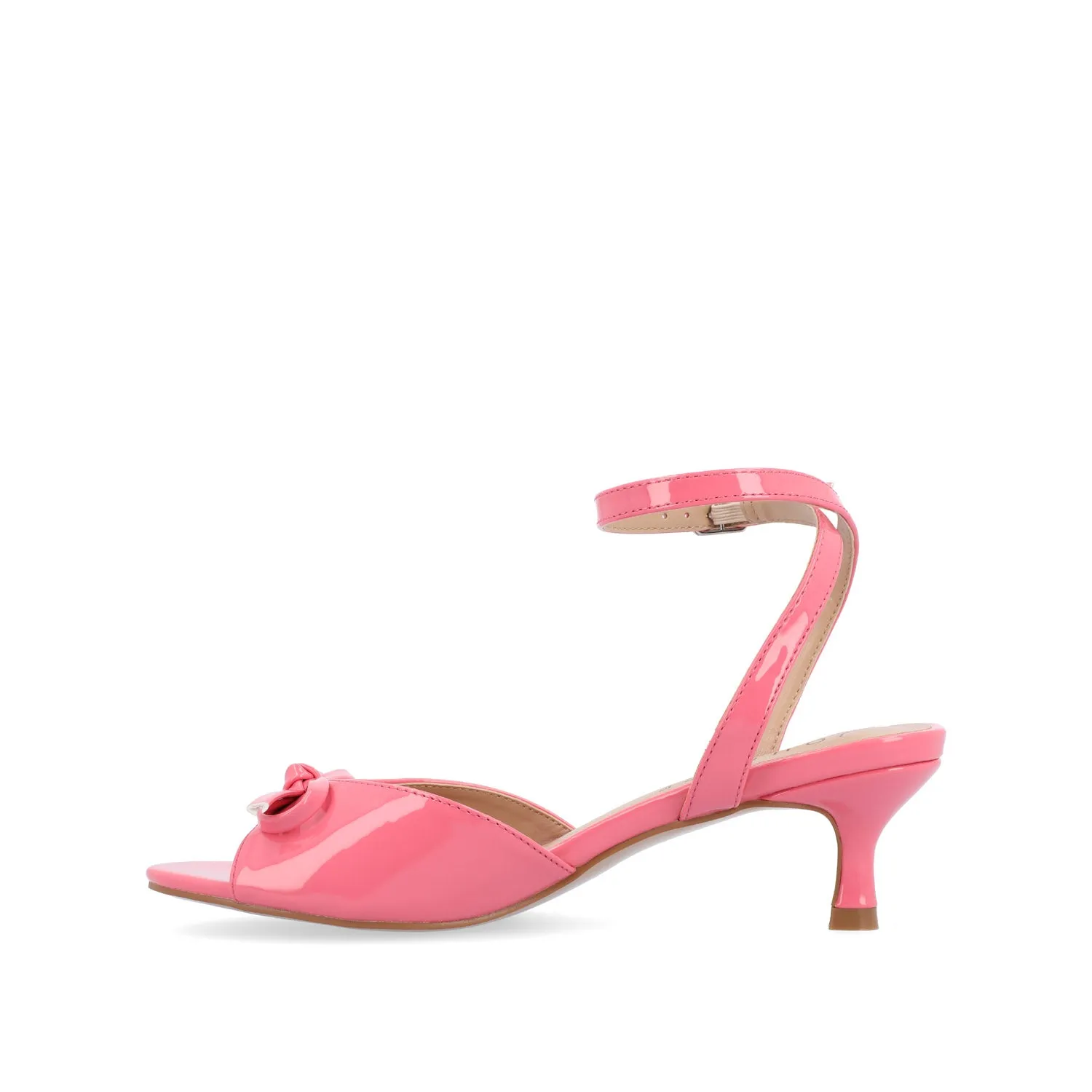 JENNIFER STRAPPY KITTEN HEELS IN PATENT