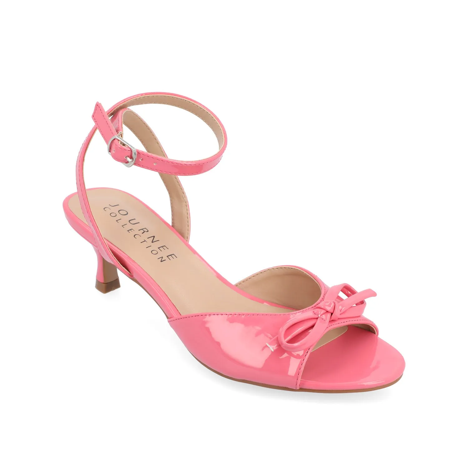 JENNIFER STRAPPY KITTEN HEELS IN PATENT