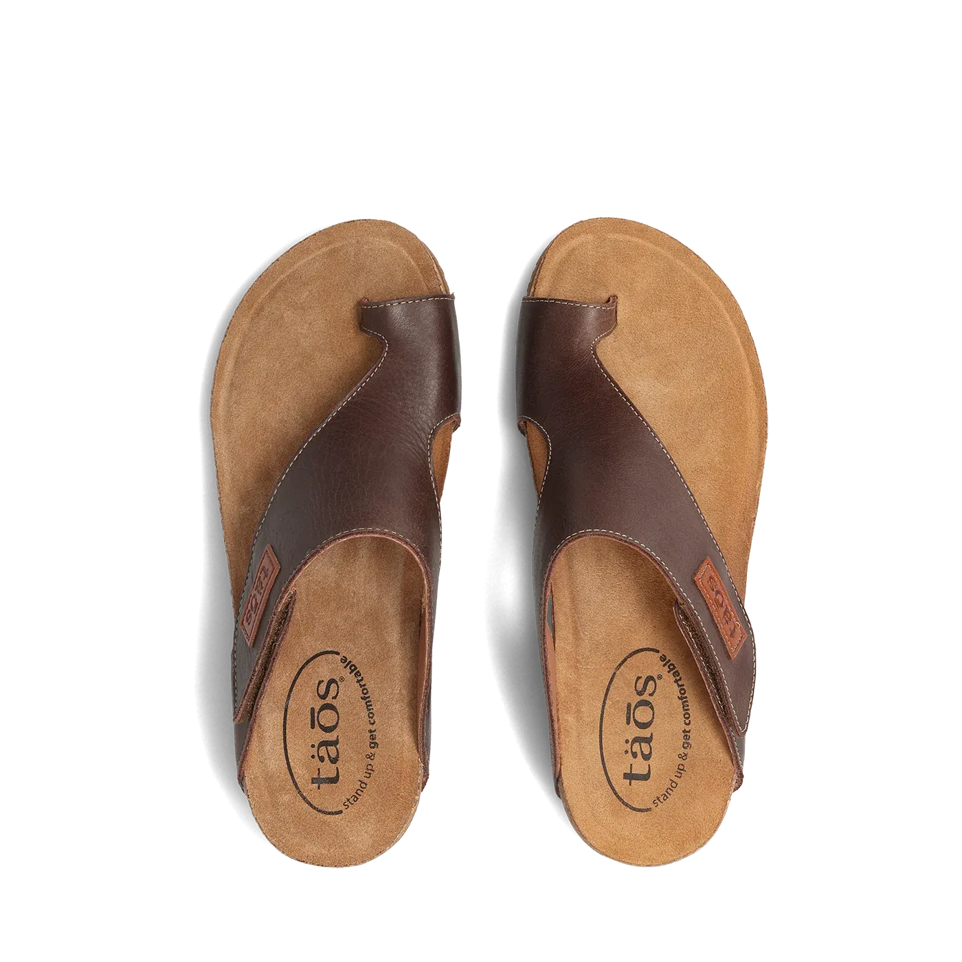 Holographic Flip Flops Taos Women's Loop Flip Flop Sandal - Mocha