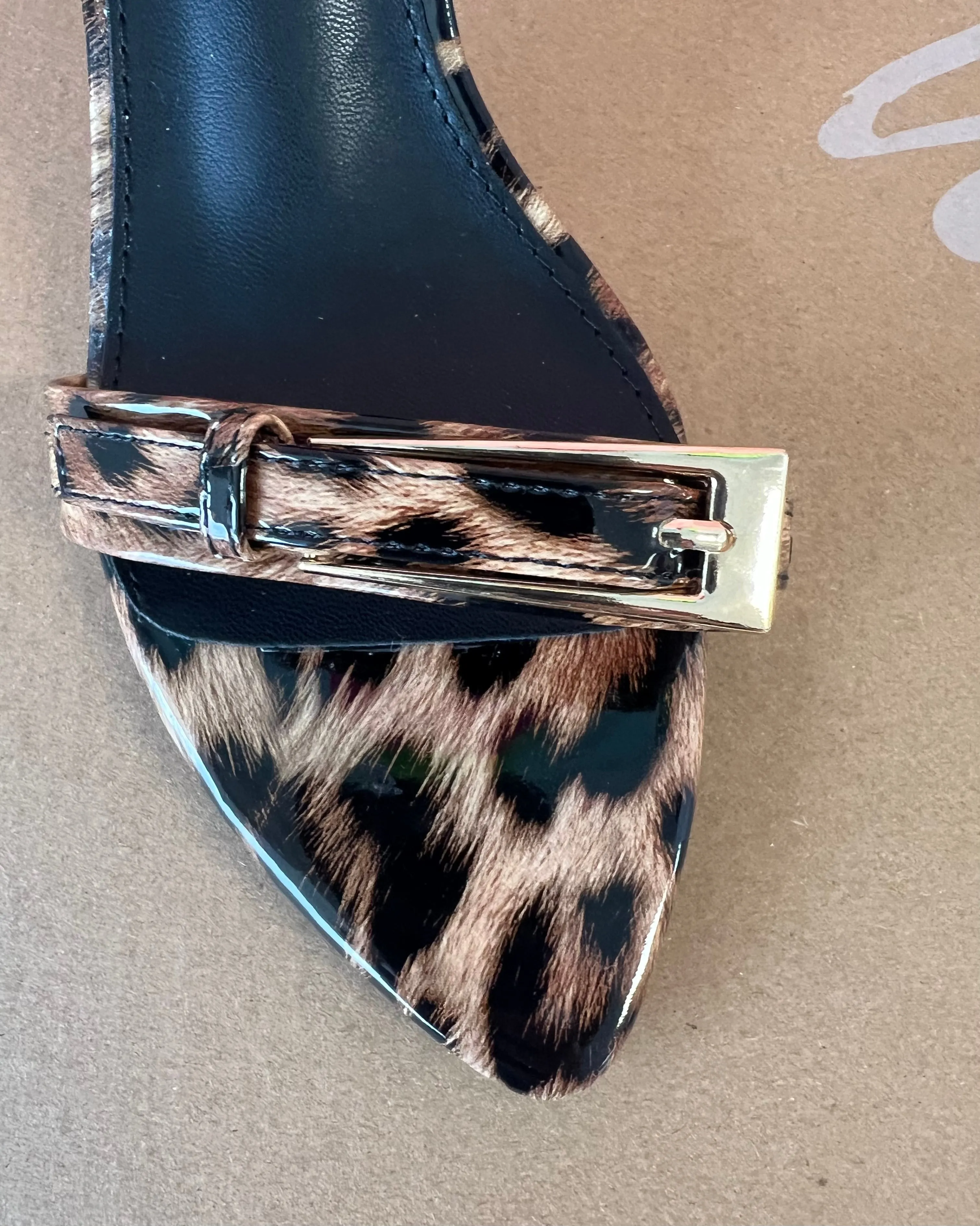 Very High Heels SATURN Leopard Kitten Heel