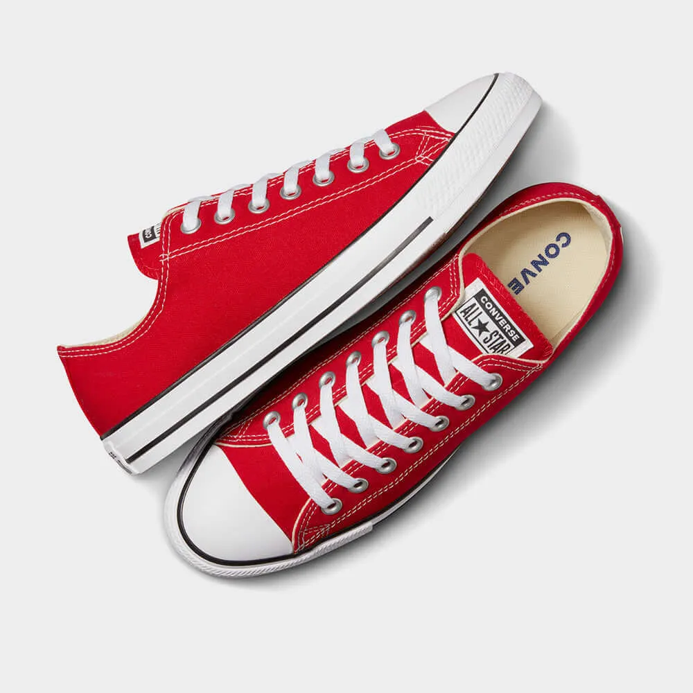 Converse Mens All Star Seasonal Low Top Sneakers Red Basketball Shoes Coming Out 2023