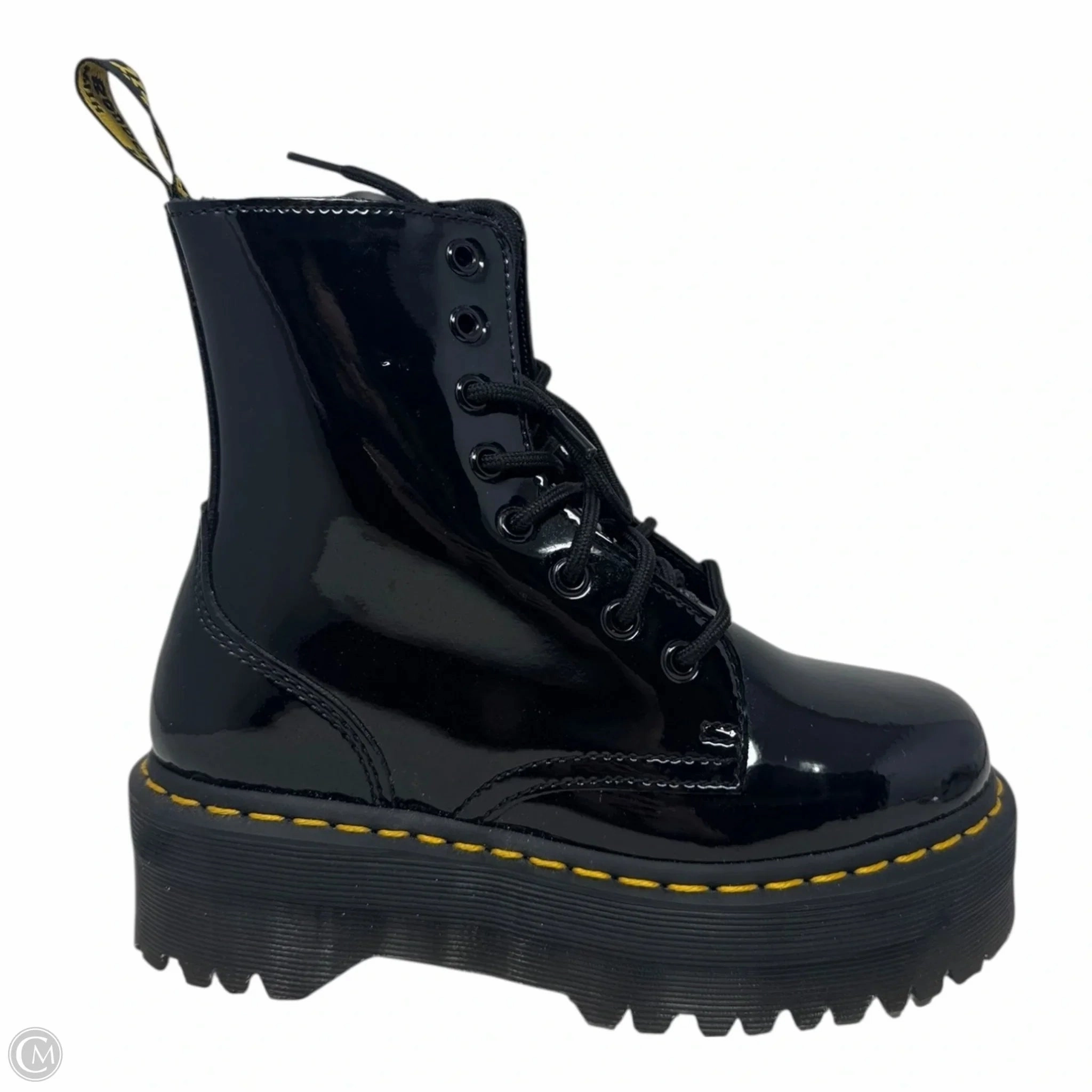 Jadon Platform Boots Combat By Dr Martens In Black, Size: 5 Brown Combat Lace Up Boots