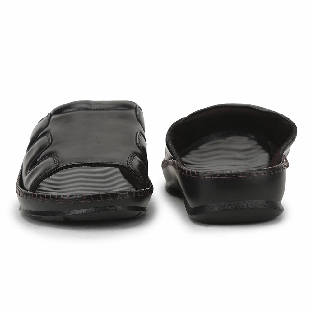 Club Room Slippers Coolers Brown Casual Slippers For Men META-2 By Liberty