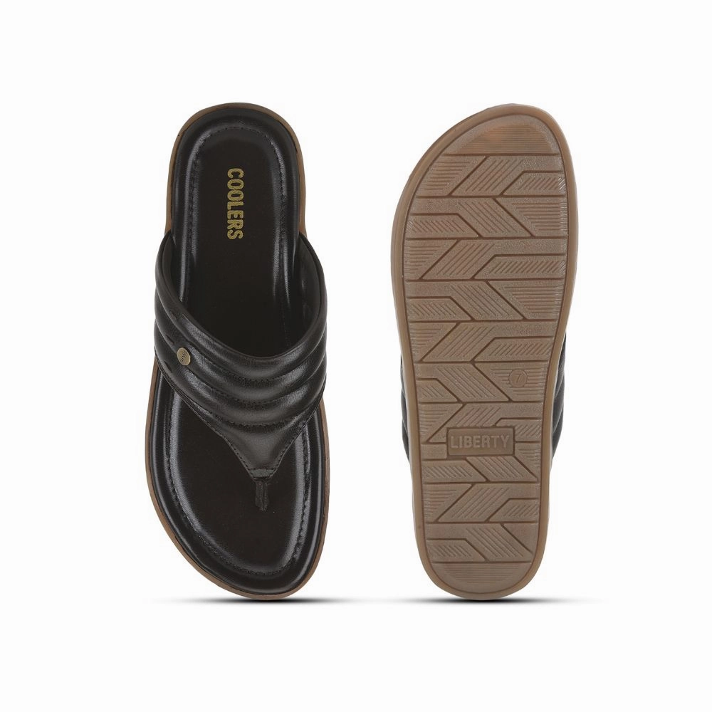 Coolers By Liberty Formal Slippers For Men Brown CAROL-51D Most Popular Slitters