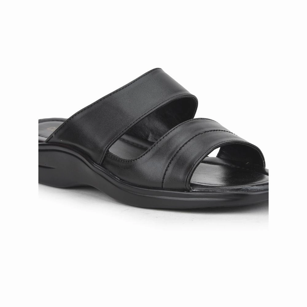 Slippers Crochet Pattern Coolers Casual Black Slippers For Men 2050-S209 By Liberty